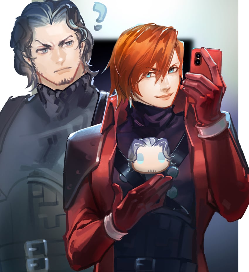 genesis rhapsodos and angeal hewley (final fantasy and 2 more) drawn by 96min69