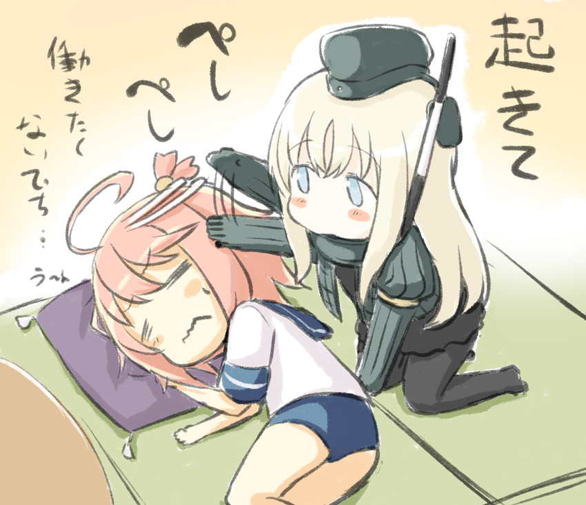 i-58 and u-511 (kantai collection) drawn by engiyoshi