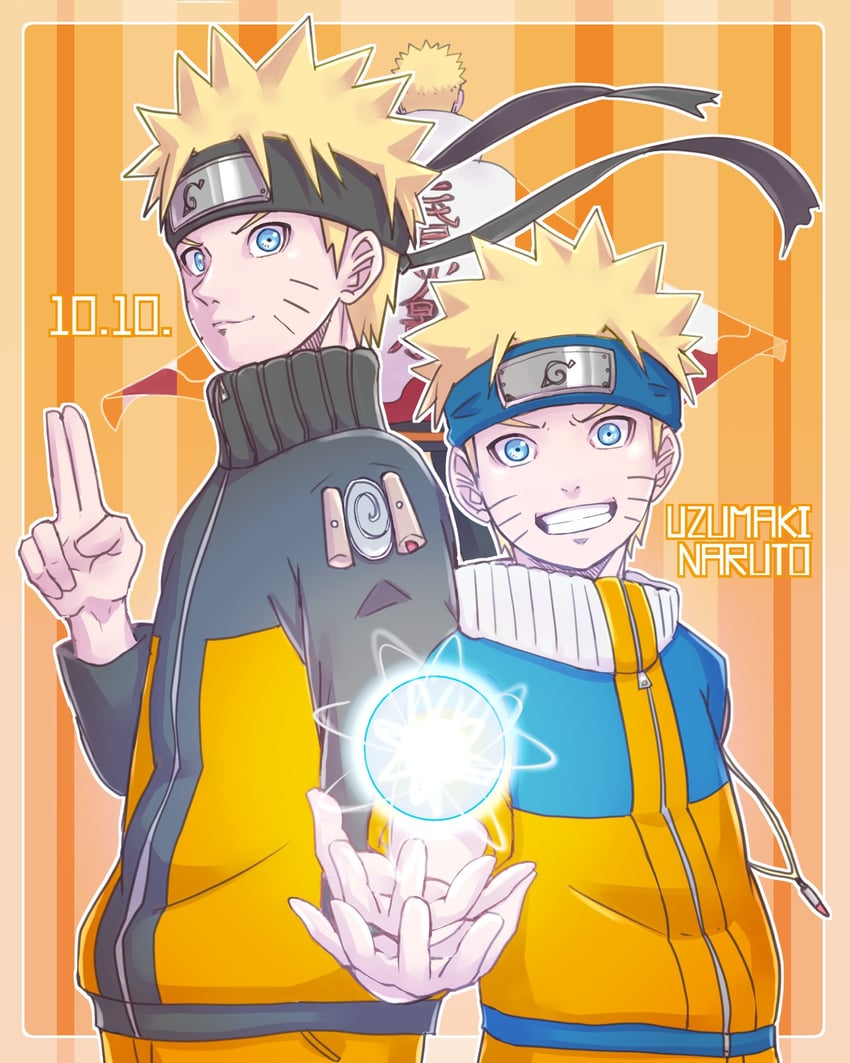 uzumaki naruto (naruto and 2 more) drawn by marumer0_k