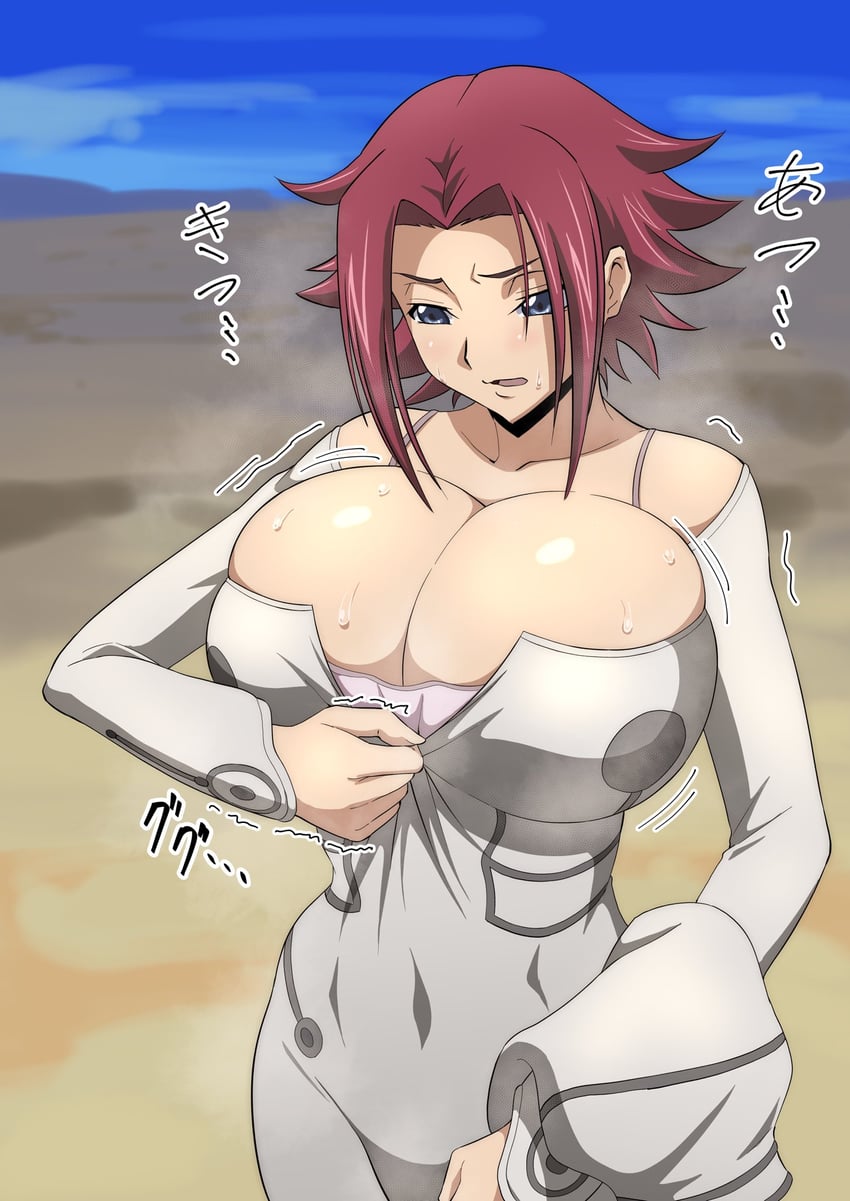 kouzuki kallen (code geass and 1 more) drawn by iwao178