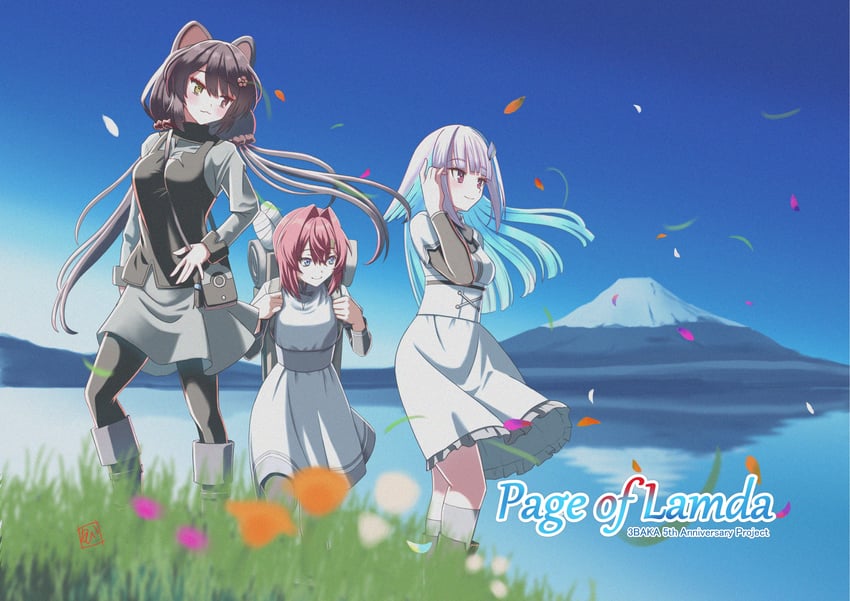 lize helesta, ange katrina, and inui toko (nijisanji and 1 more) drawn by t_k