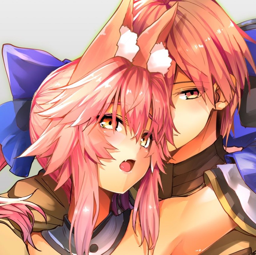 tamamo, tamamo no mae, and kishinami hakuno (fate and 1 more) drawn by wisespeak
