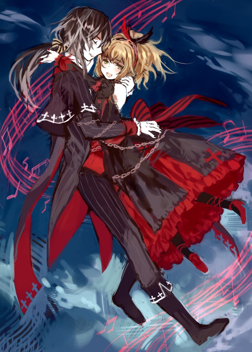elyse and marchen von friedhof (sound horizon and 1 more) drawn by tan_(tangent)