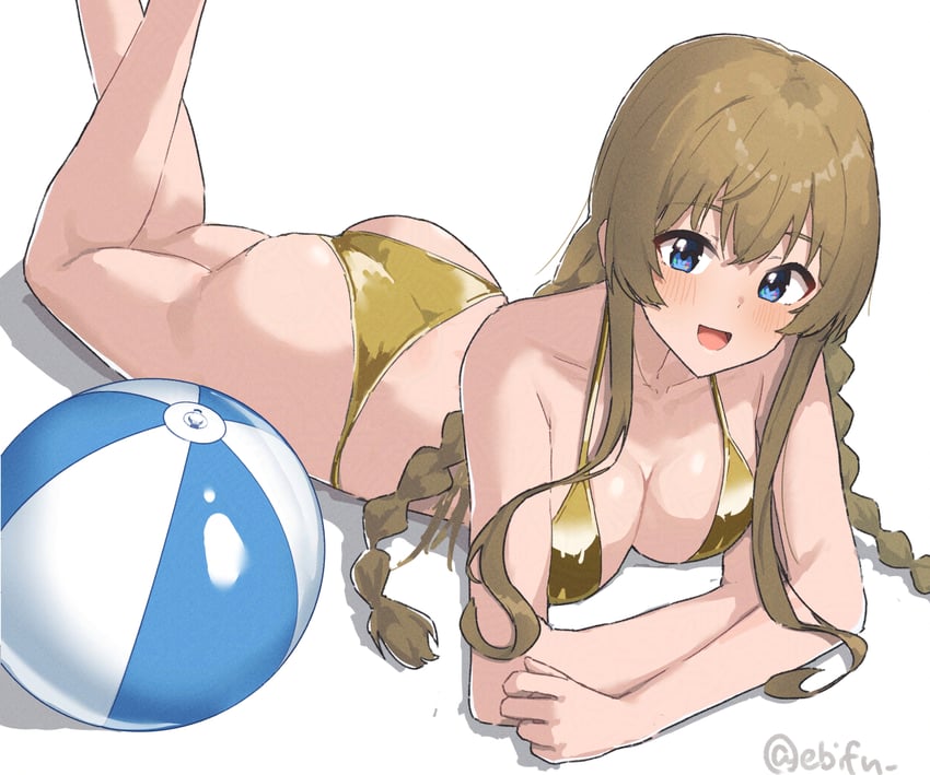kousaka umi (idolmaster and 1 more) drawn by ebifu