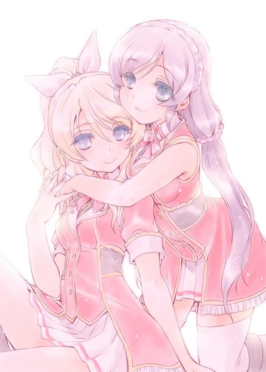 tojo nozomi and ayase eli (love live! and 1 more) drawn by fujieda_miyabi