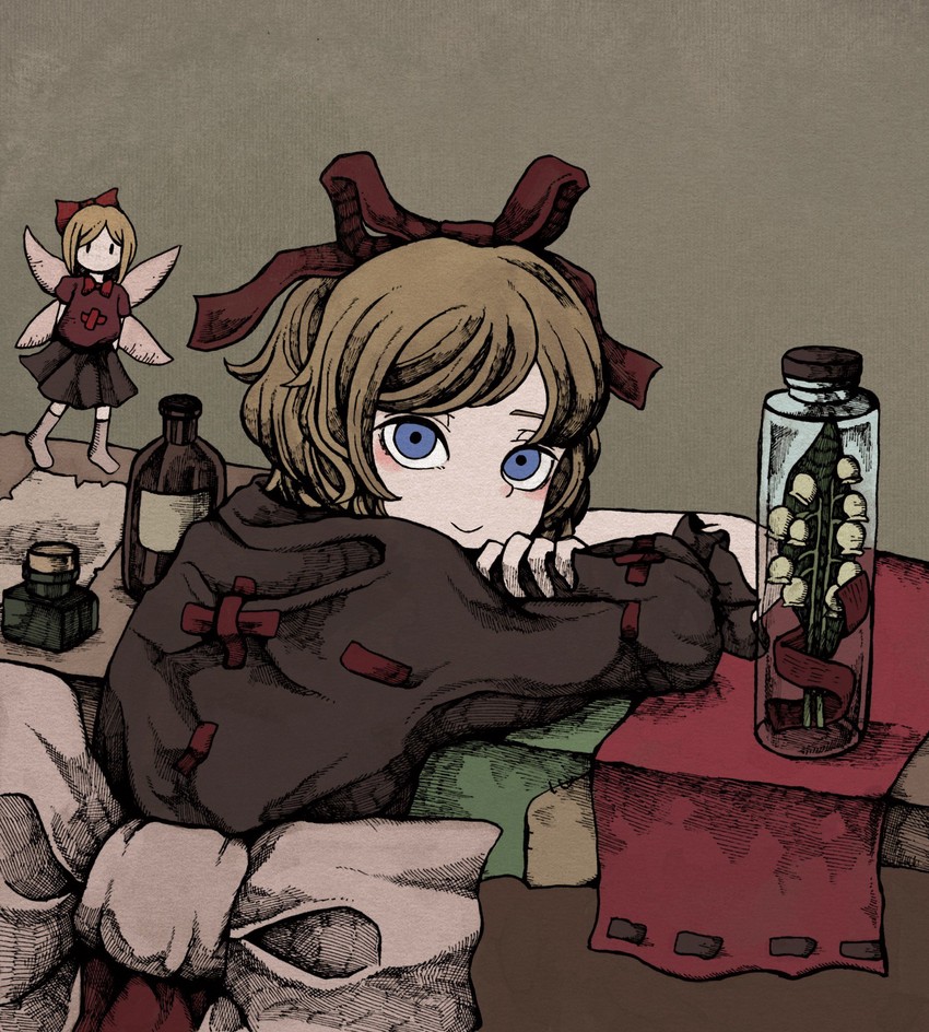 medicine melancholy and su-san (touhou) drawn by awk_chan