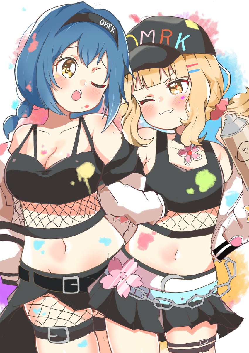 oomuro sakurako, furutani himawari, and namori (yuruyuri) drawn by carrot_summer