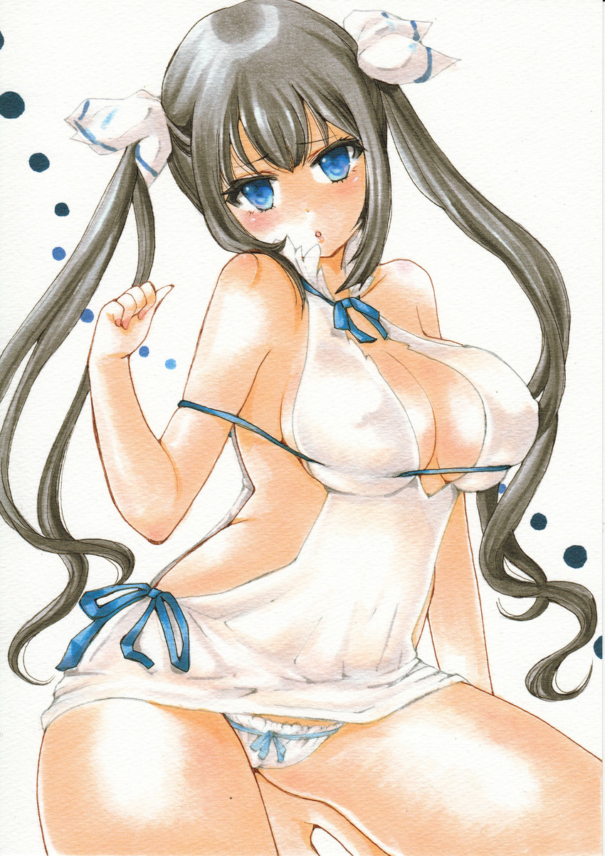 hestia (dungeon ni deai wo motomeru no wa machigatteiru darou ka) drawn by yurun