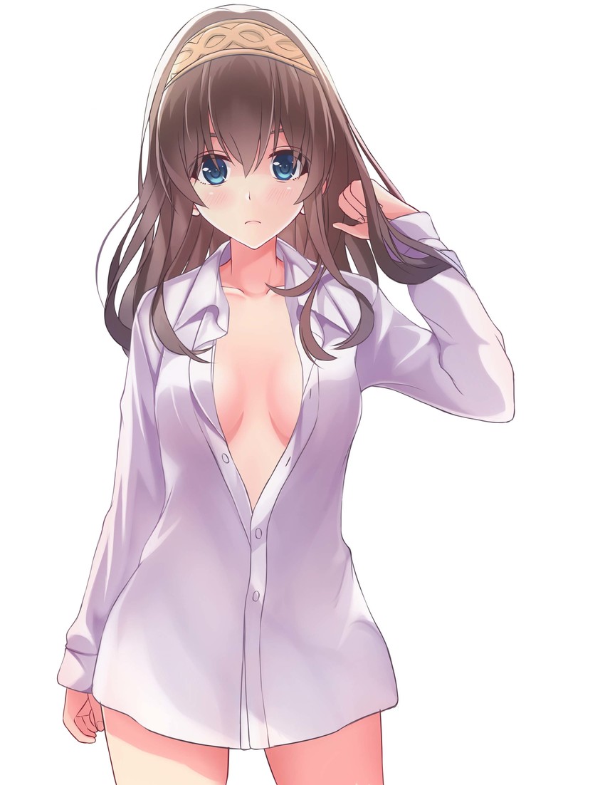 sagisawa fumika (idolmaster and 1 more) drawn by blackheartxiii