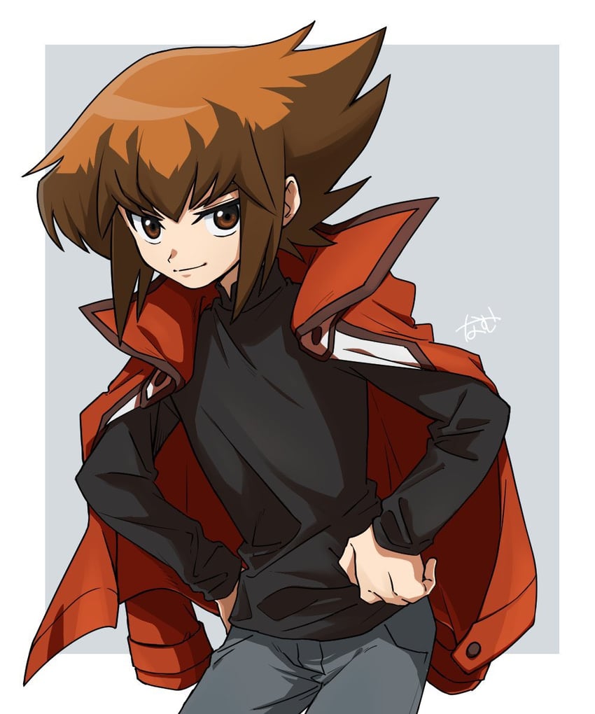 yuki judai (yu-gi-oh! and 1 more) drawn by owk_vs