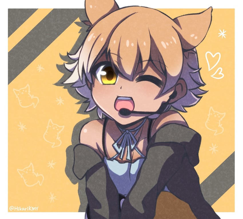 coyote (kemono friends and 1 more) drawn by hikarikmy