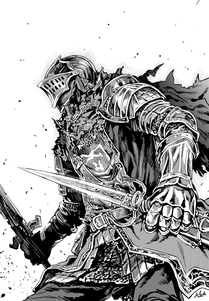 ashen one (dark souls and 1 more) drawn by asanagi