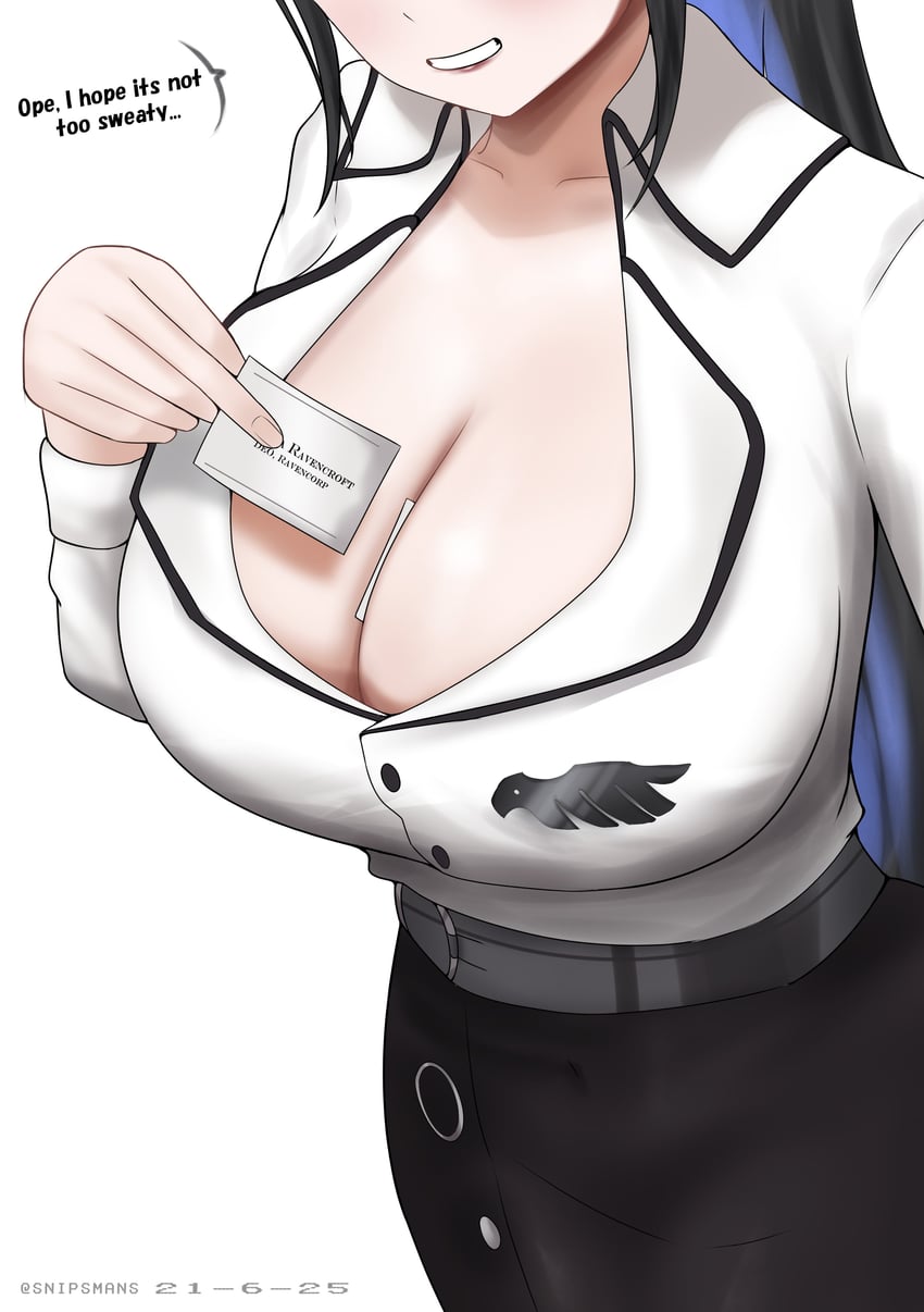 nerissa ravencroft (hololive and 1 more) drawn by snipsman