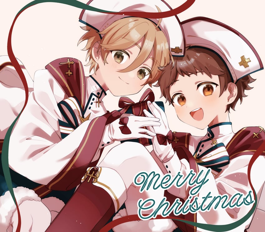 mashiro tomoya and tenma mitsuru (ensemble stars!) drawn by shisokonbu