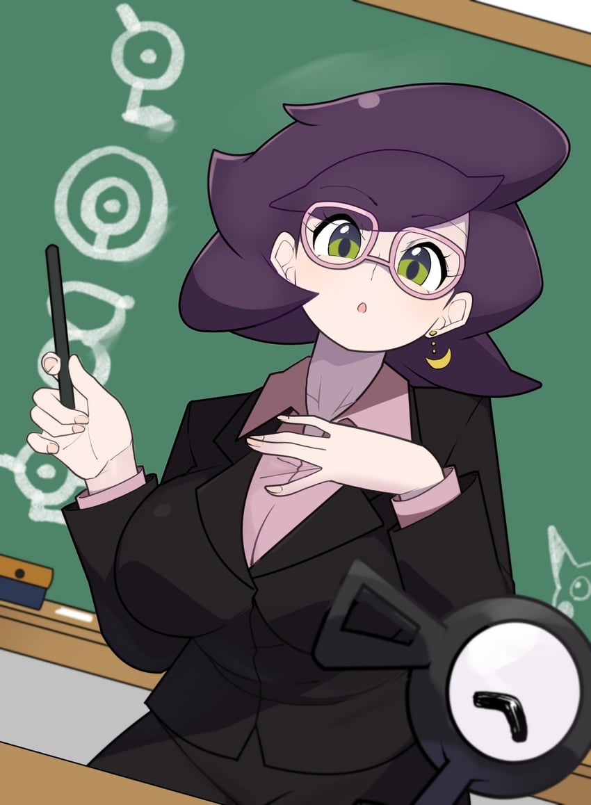 wicke, unown, unown e, unown o, unown l, and 2 more (pokemon and 1 more) drawn by mituyota_76