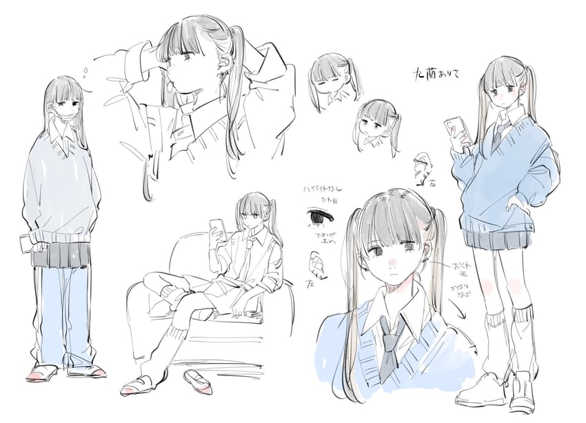 kuran arisa (inkya gyaru demo ikigaritai!) drawn by kashiwagi_tsukiko