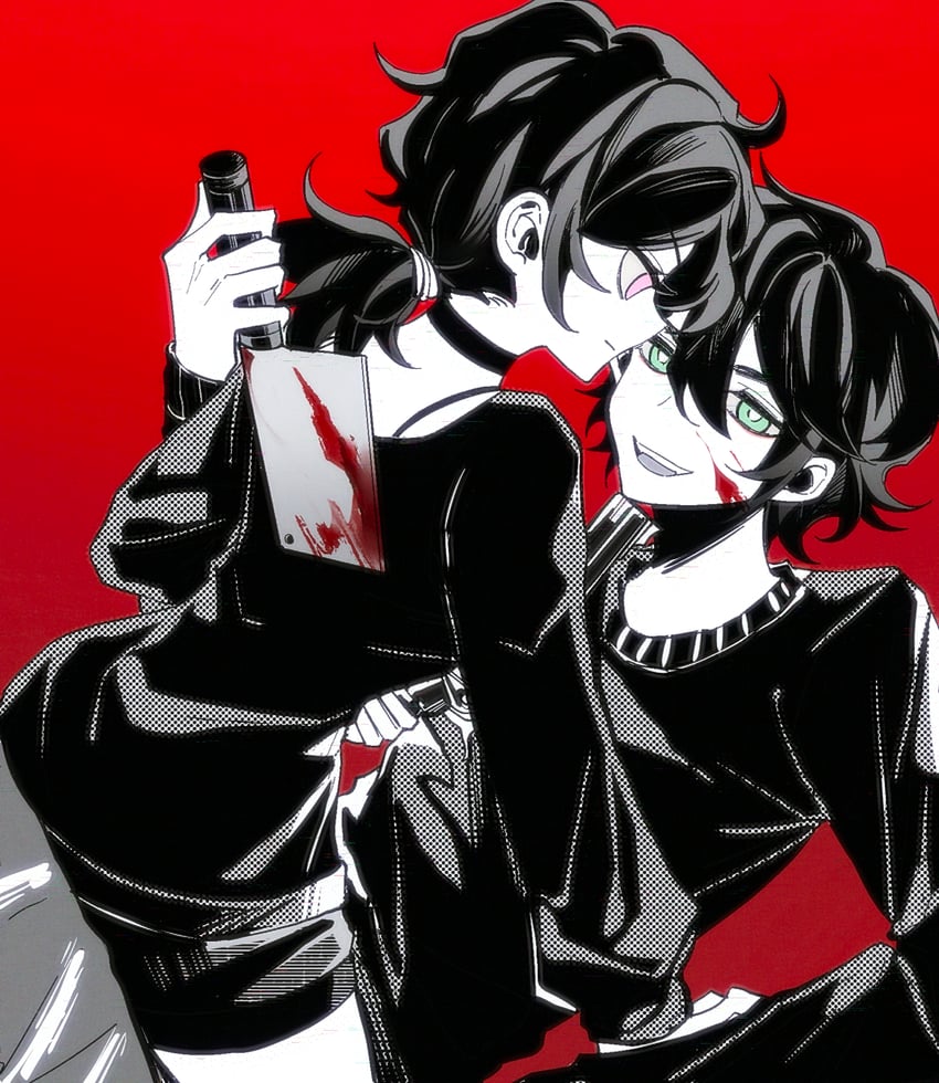 ashley graves and andrew graves (the coffin of andy and leyley) drawn by niwatari_(xtgydl)