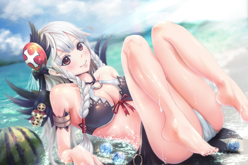 valkyrie and dark valkyrie (puzzle & dragons) drawn by shoichi_(ekakijin)