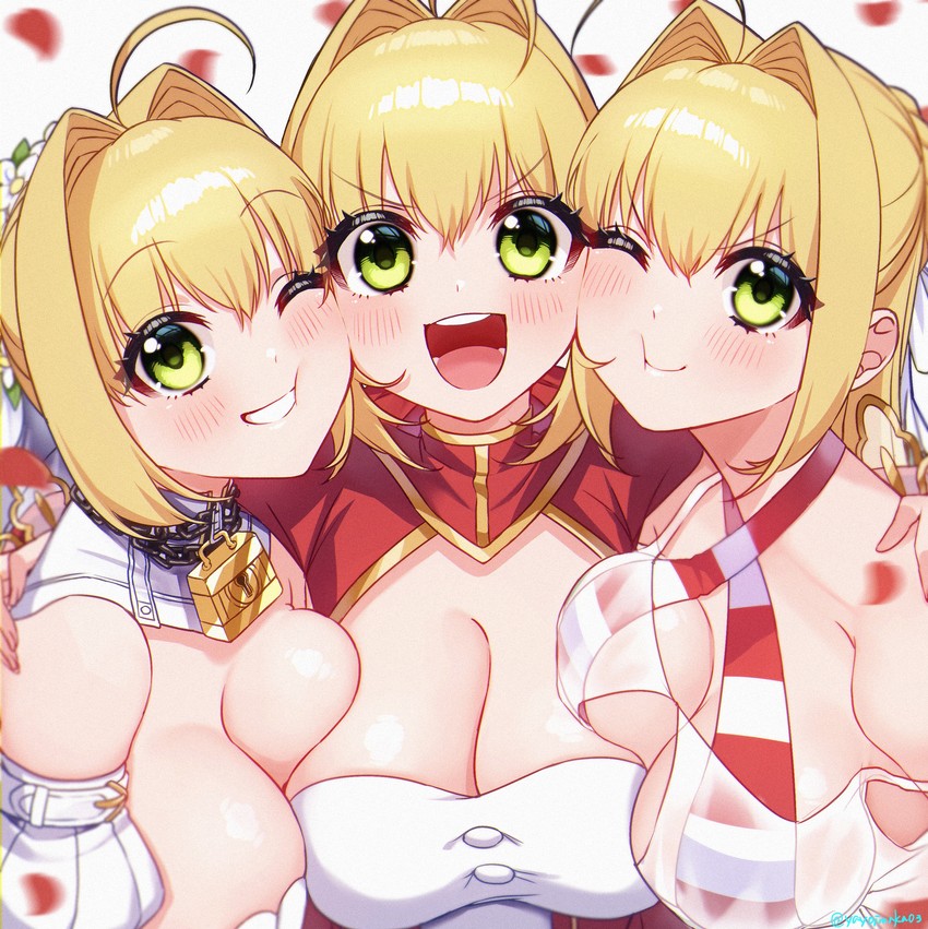 nero claudius (fate and 1 more) drawn by yayoi_maka