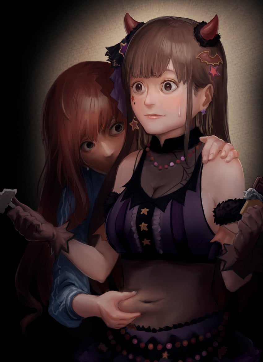 sonoda chiyoko and arisugawa natsuha (idolmaster and 1 more) drawn by crypthiyama