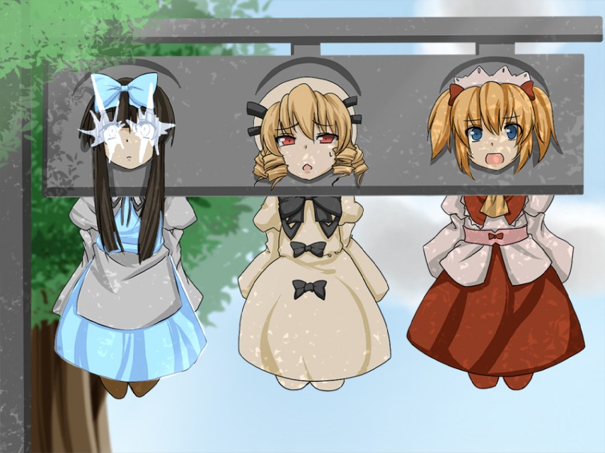 star sapphire, luna child, and sunny milk (touhou) drawn by kamo_(yokaze)