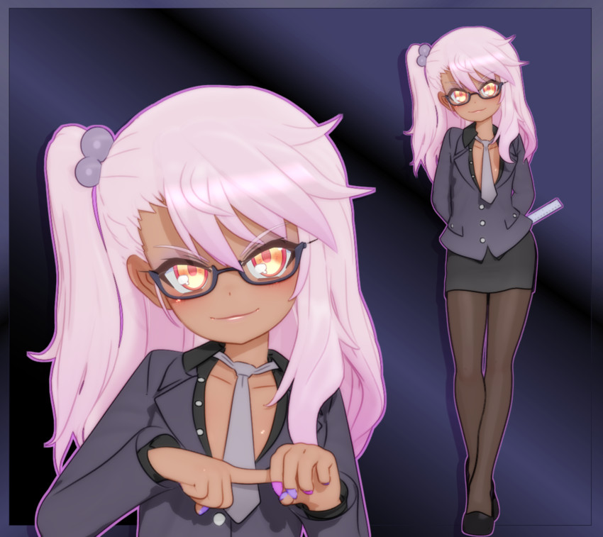 chloe von einzbern (fate and 1 more) drawn by gs-mantis