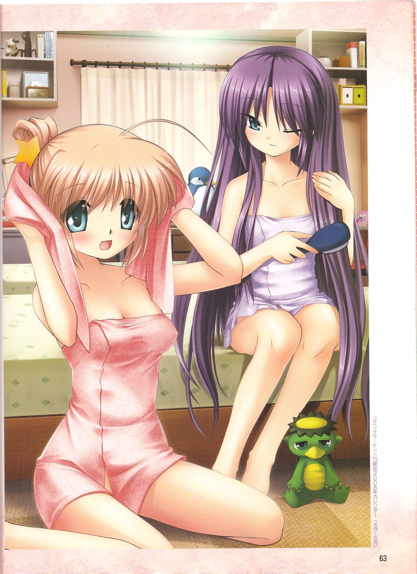 kamikita komari and sasasegawa sasami (little busters!) drawn by hinoue_itaru and na-ga