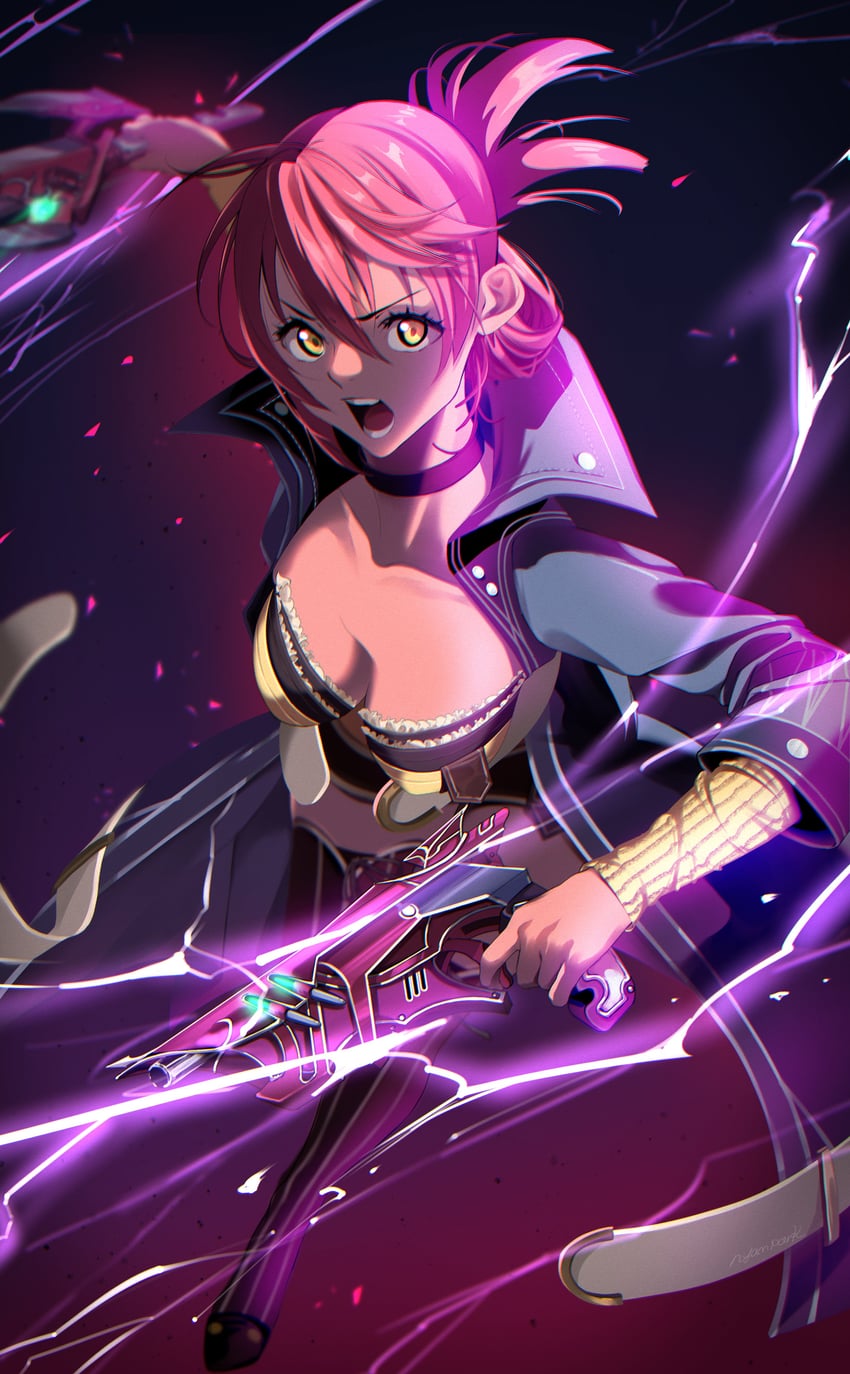 sara valestein (eiyuu densetsu and 2 more) drawn by nyan_park