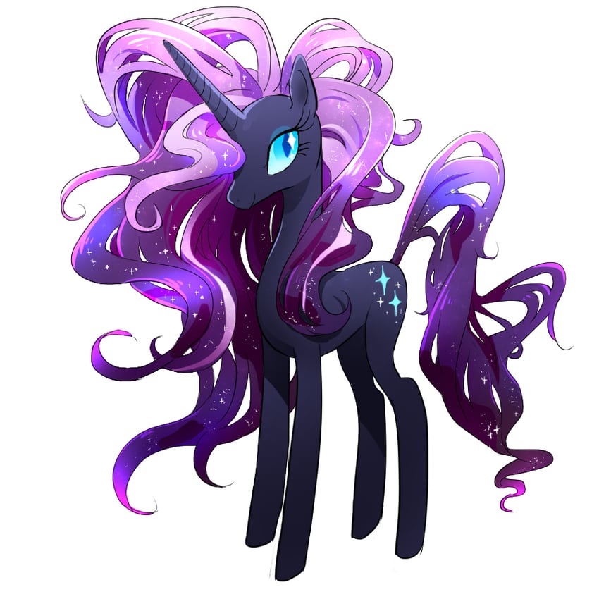 rarity and nightmare rarity (my little pony and 1 more) drawn by quizia