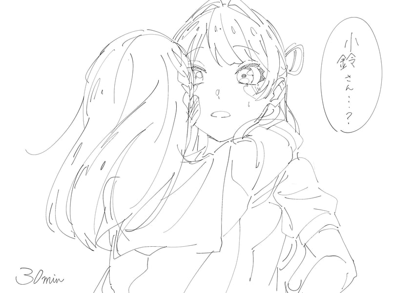 murano sayaka and kachimachi kosuzu (love live! and 1 more) drawn by assassin_(pencilblood76)