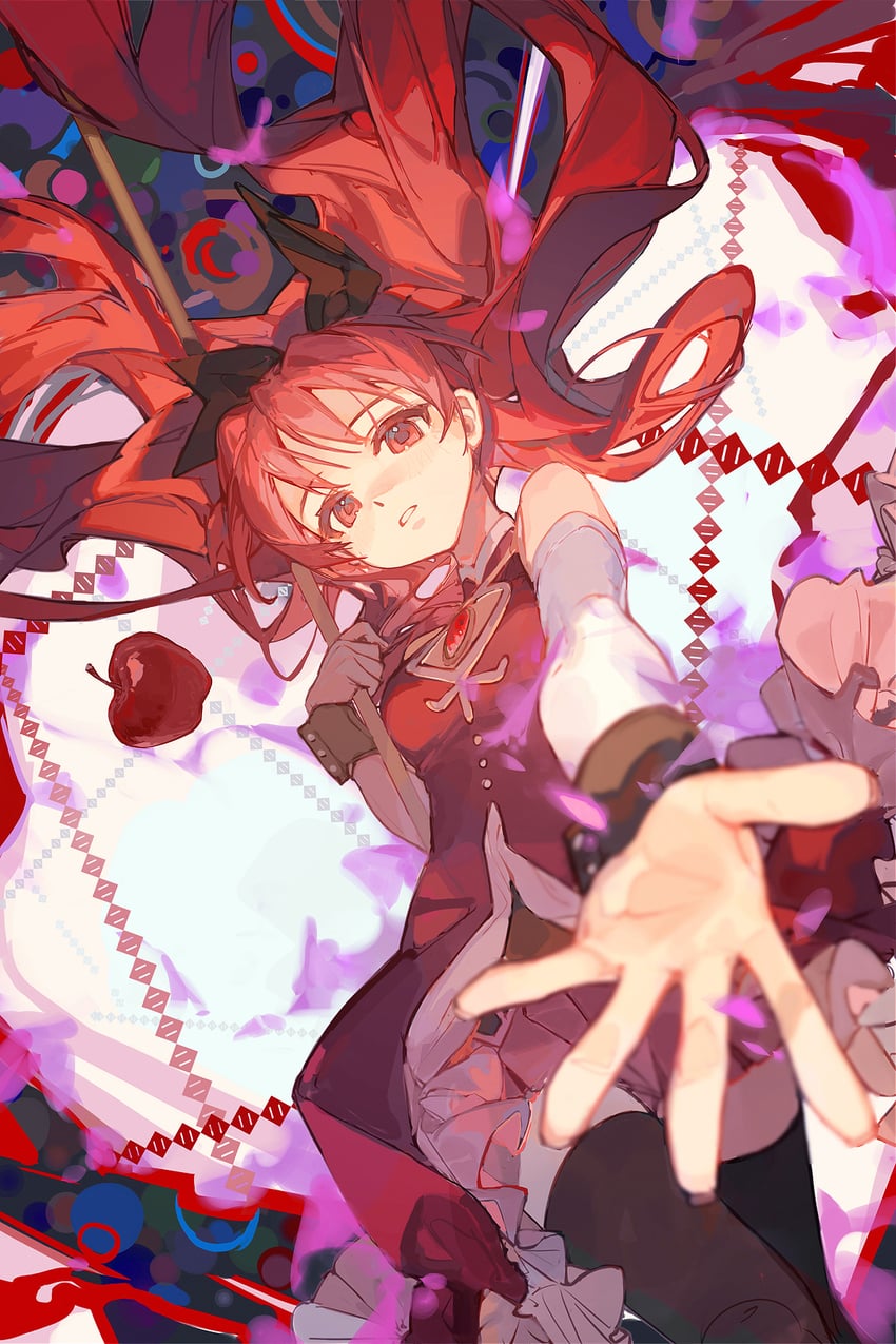 sakura kyoko (mahou shoujo madoka magica) drawn by ciloranko