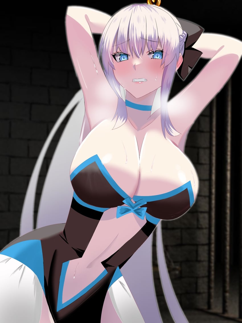 morgan le fay (fate and 1 more) drawn by 4uu_(radicalmp_head)