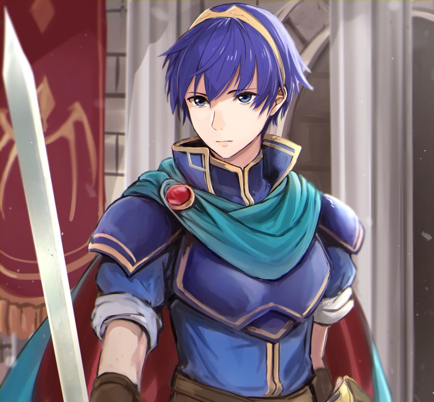 marth (fire emblem and 1 more) drawn by haru_(nakajou-28)