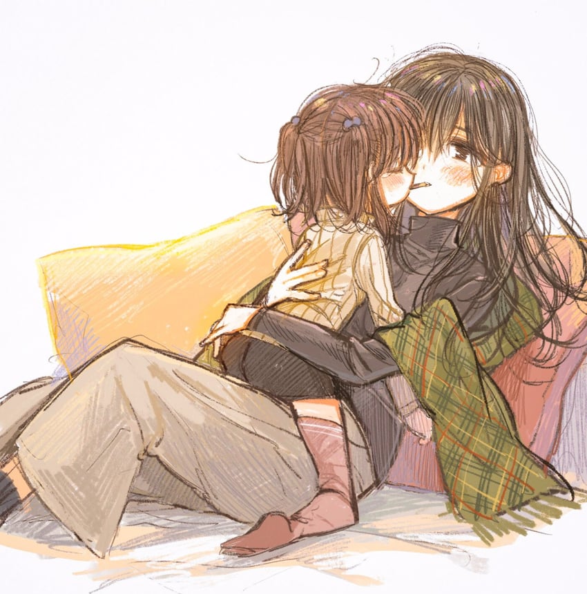 otone-chan and onee-san (kinjo no yasashii onee-san) drawn by itou_hachi