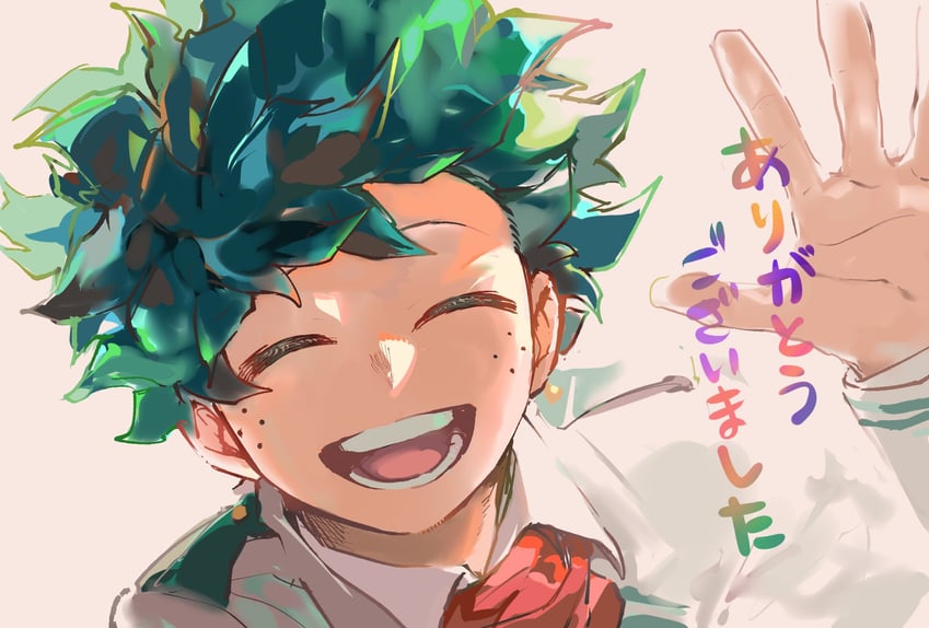 midoriya izuku (boku no hero academia) drawn by akiyama_youkou