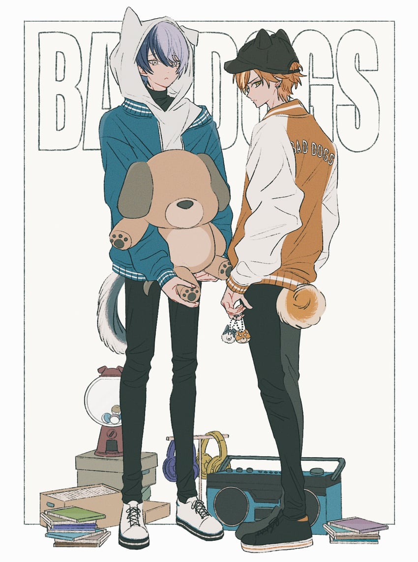shinonome akito and aoyagi touya (project sekai) drawn by llli_illli_illl