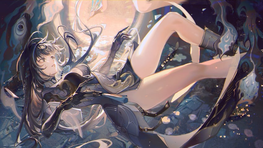 qu and qu: shukra (punishing: gray raven) drawn by cangchen