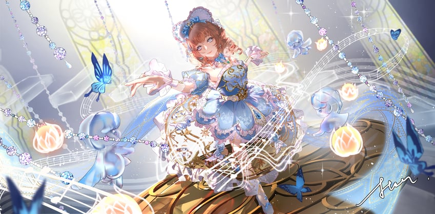 timeless melody (nikki and 1 more) drawn by miyouer