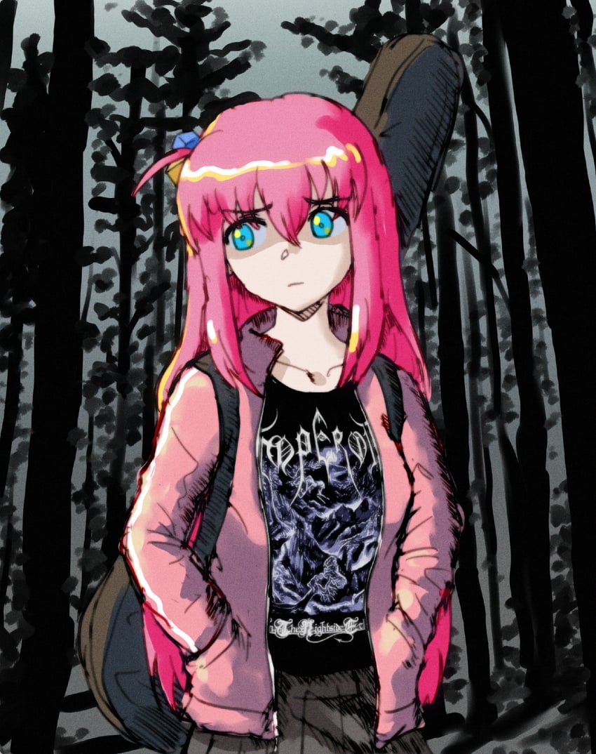 gotoh hitori (bocchi the rock! and 1 more) drawn by zawabug