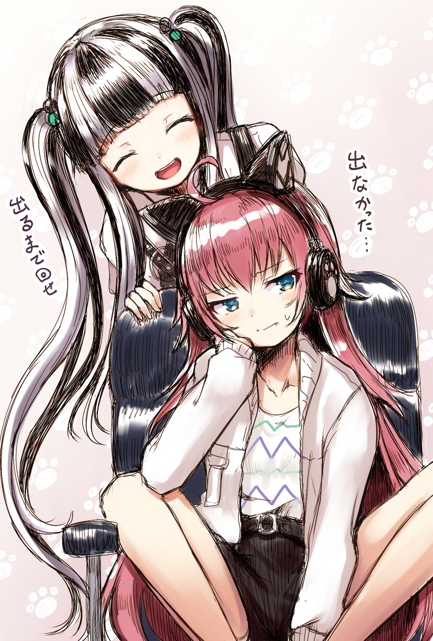 tamade chiyu and nyubara reona (bang dream!) drawn by getsuyou_yasumi