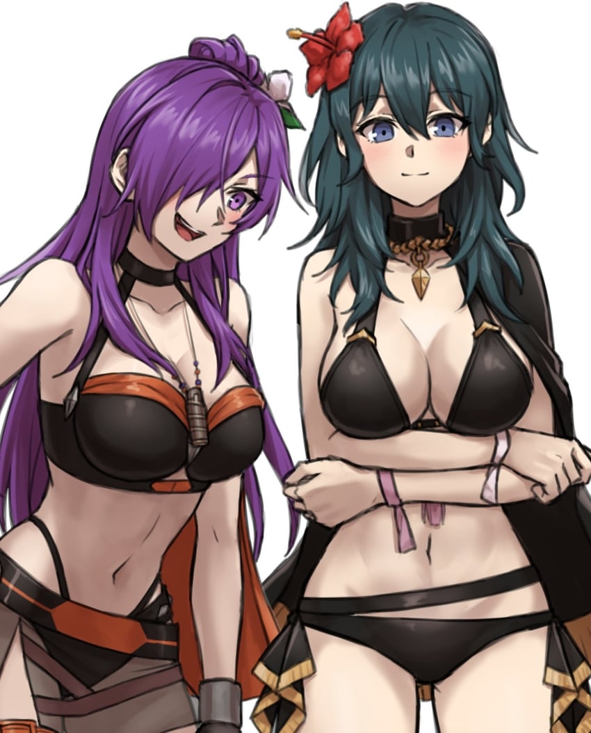 female byleth and female shez (fire emblem and 3 more) drawn by zuzu_(ywpd8853)