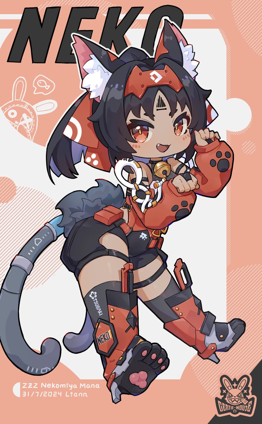 amillion and nekomiya mana (zenless zone zero) drawn by liann