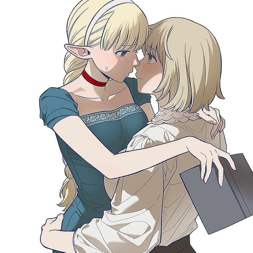 marcille donato and falin touden (dungeon meshi) drawn by mahittah