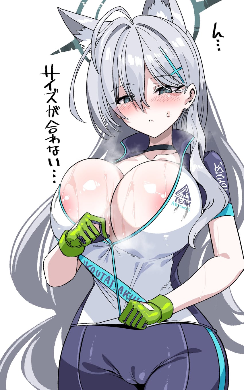 shiroko and shiroko terror (blue archive) drawn by harigane_shinshi