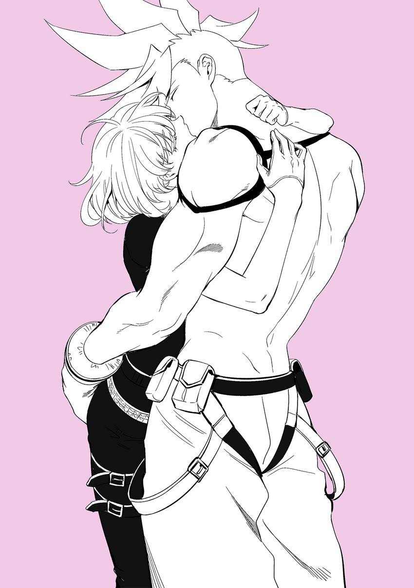 lio fotia and galo thymos (promare) drawn by bae_(baebae)