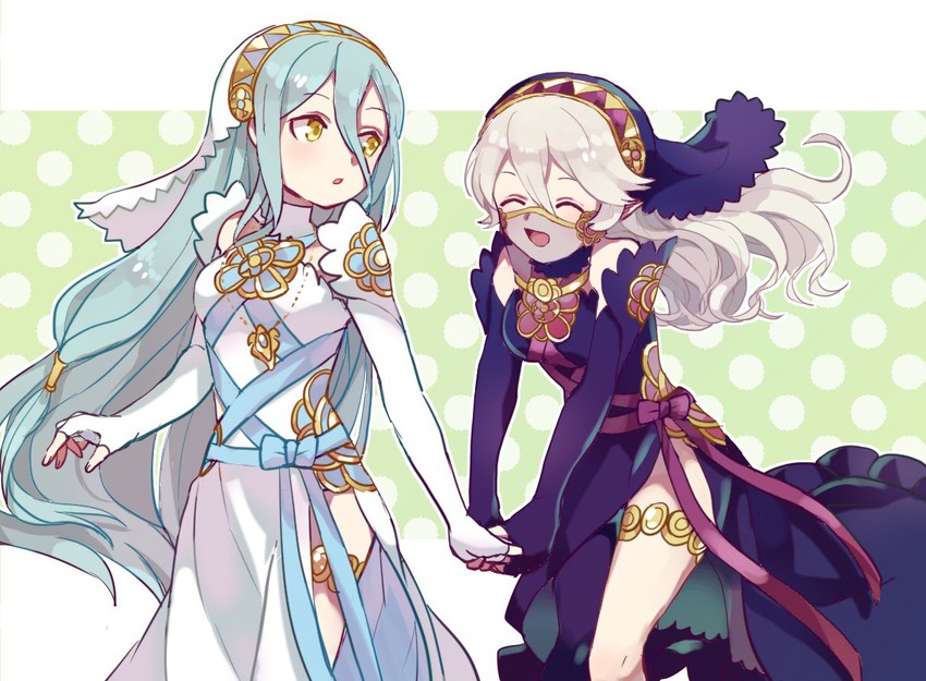 female corrin and azura (fire emblem and 2 more) drawn by ararecoa