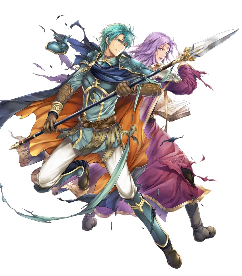 ephraim and lyon (fire emblem and 2 more) drawn by yamada_koutarou