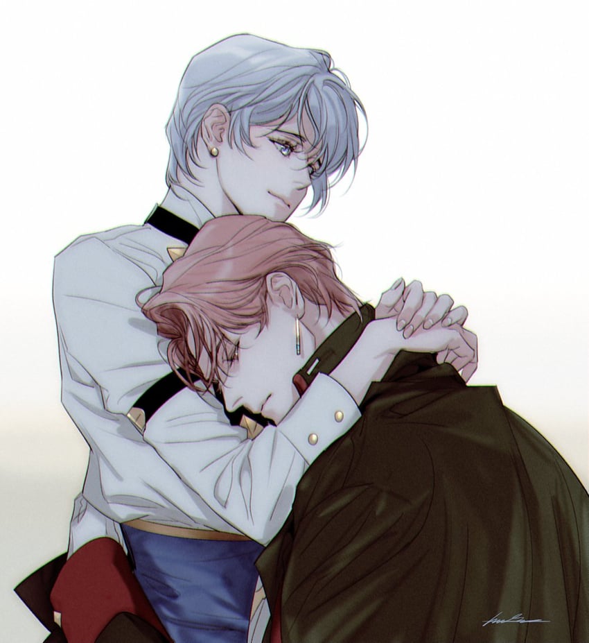 joshua levinth and kartis claudith (lord of heroes) drawn by juneseo