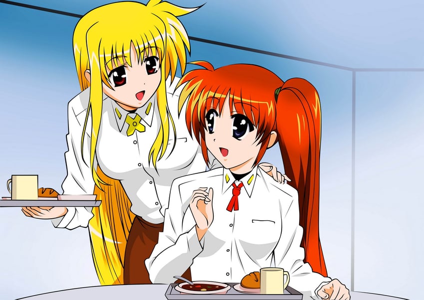 fate testarossa and takamachi nanoha (lyrical nanoha and 1 more)