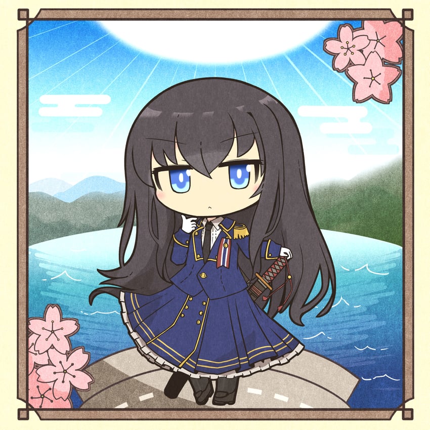 female admiral (kantai collection) drawn by akihiyo